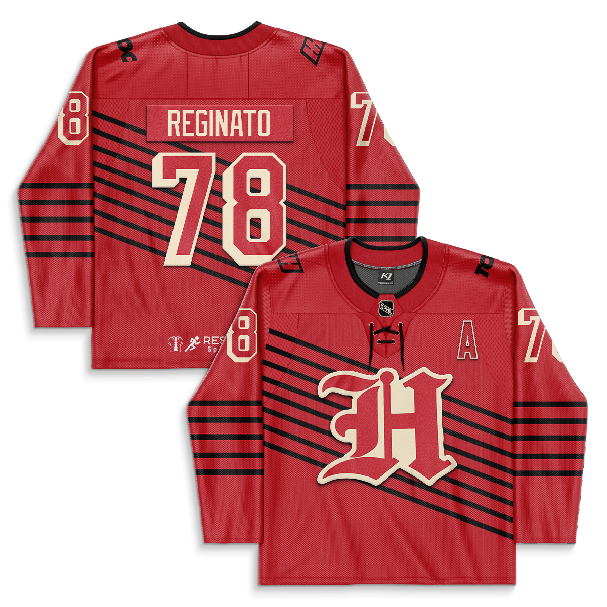 #78 Cole Reginato Retro Rush Adult Authentic Jersey