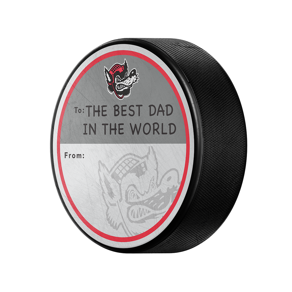 Greatest Dad In The World Puck