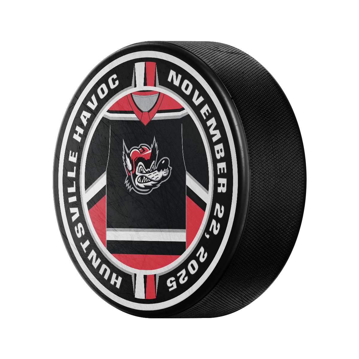 Adult Jersey Night Official Game Puck