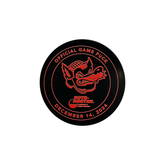 Adult Jersey Night Official Game Puck