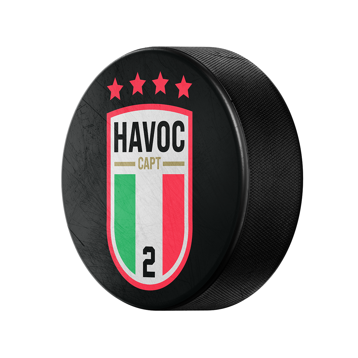 Captain's Cause Italian Heritage Puck
