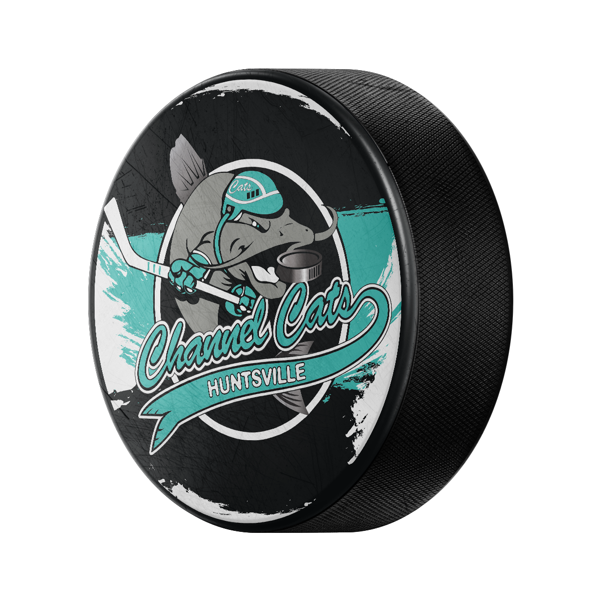 Channel Cat Paint Blast Puck