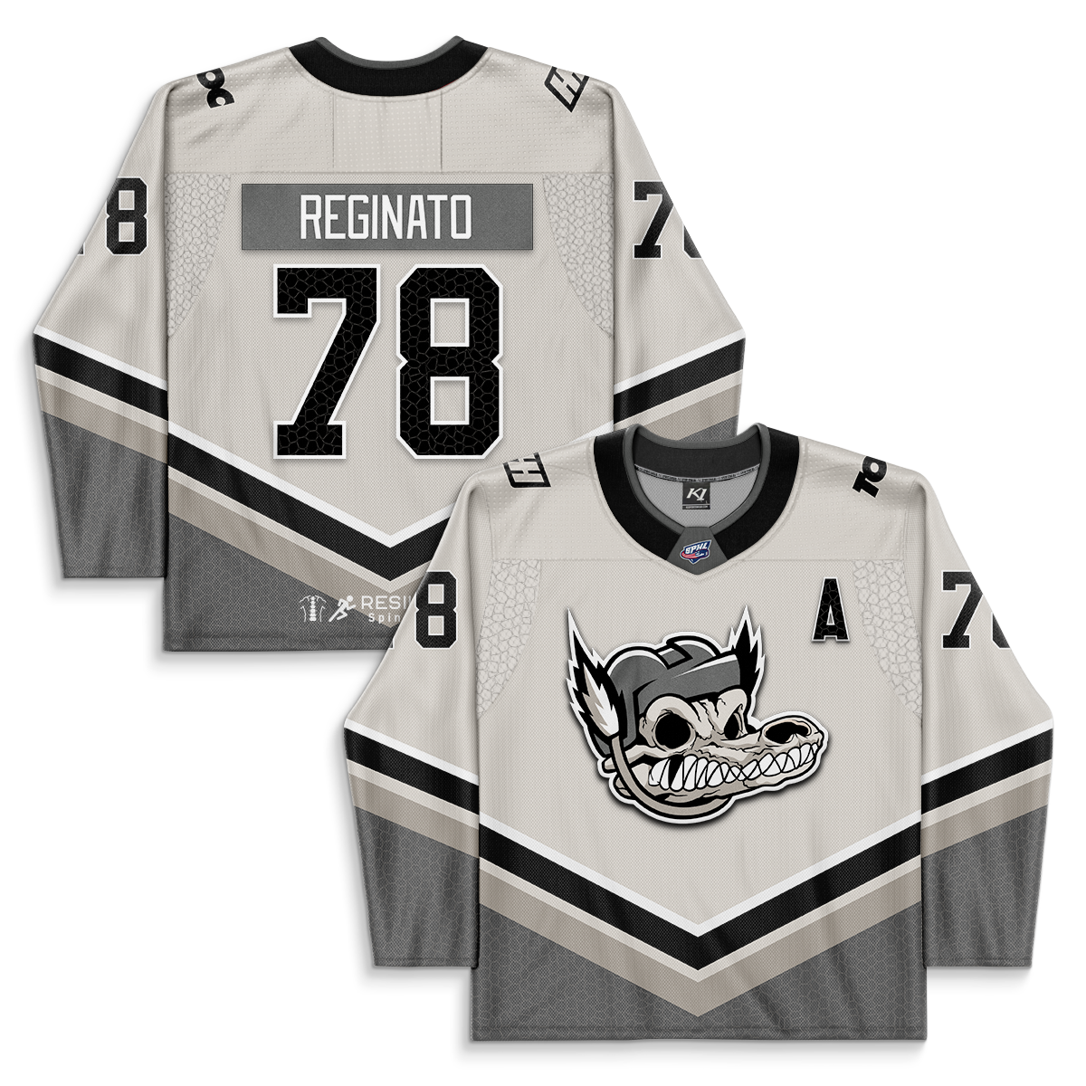 #78 Cole Reginato Bone & Stone Alternate Adult Authentic Jersey