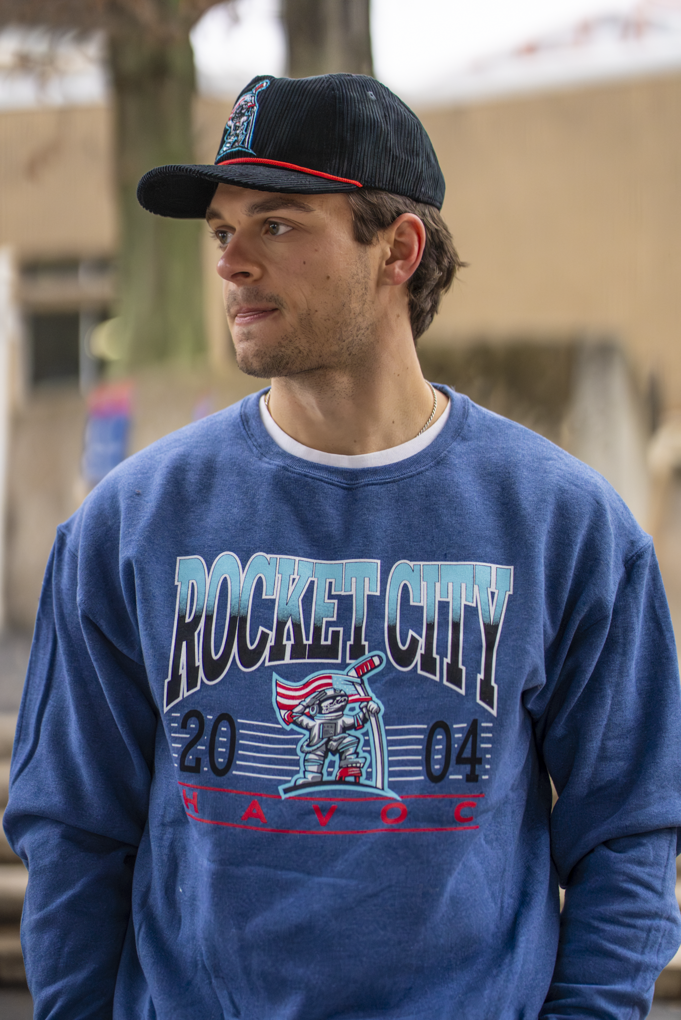 Rocket City Skater Celly Corduroy Snapback Cap
