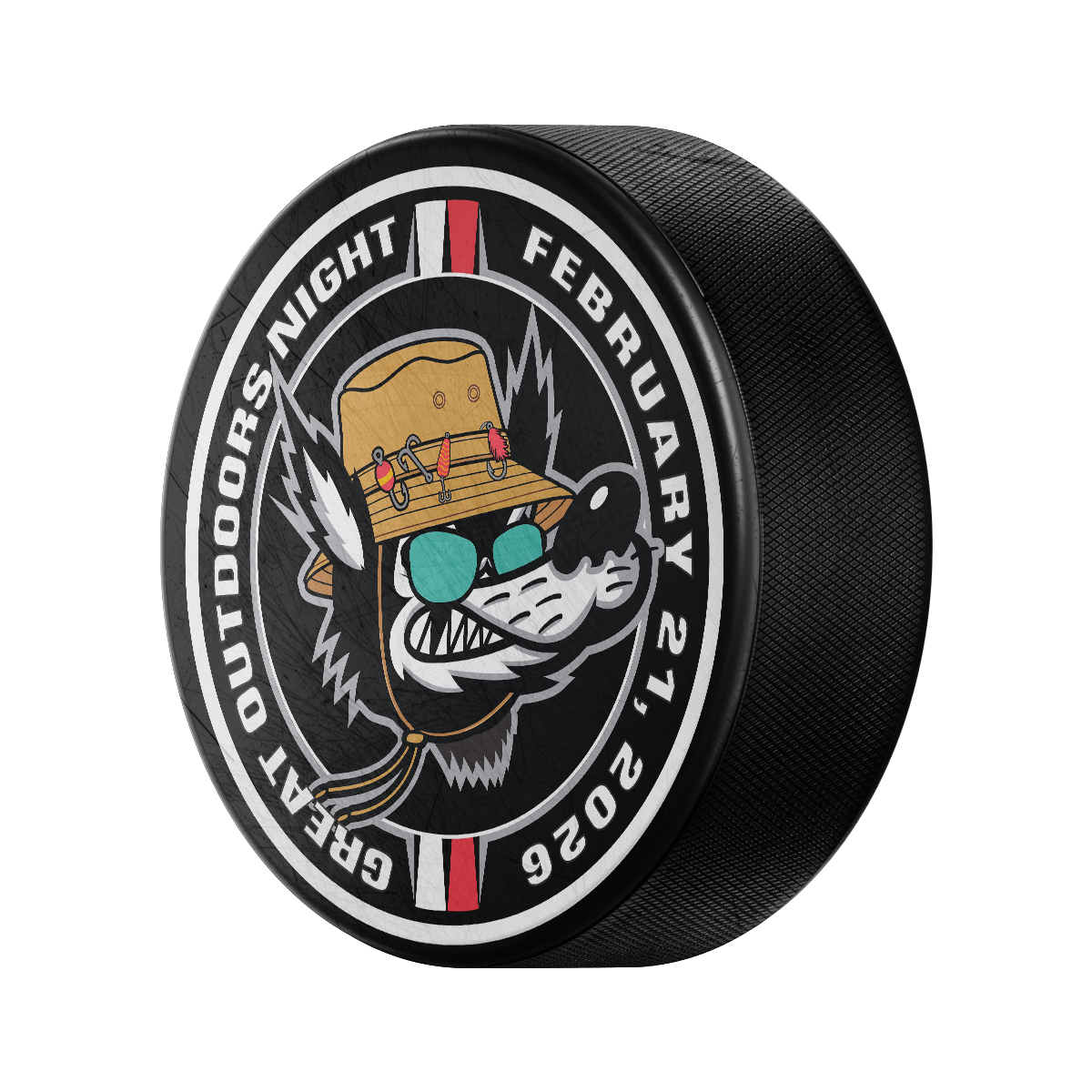 Great Outdoors Night Official Game Puck