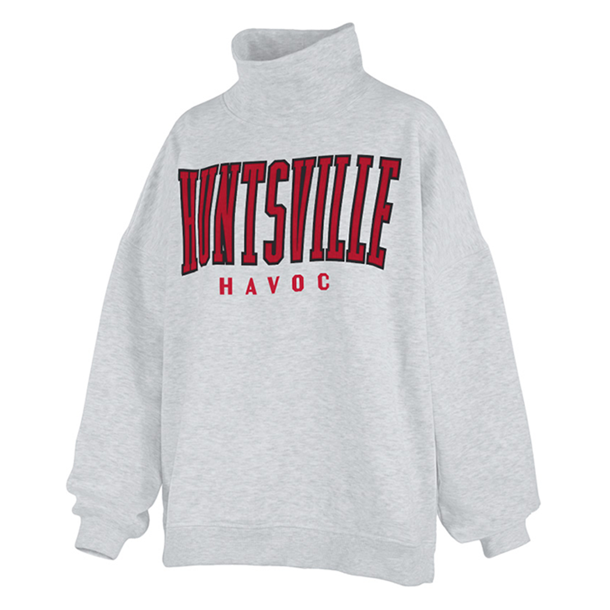 Huntsville Havoc Southlawn Echo Women's Mockneck Pocket Crewneck