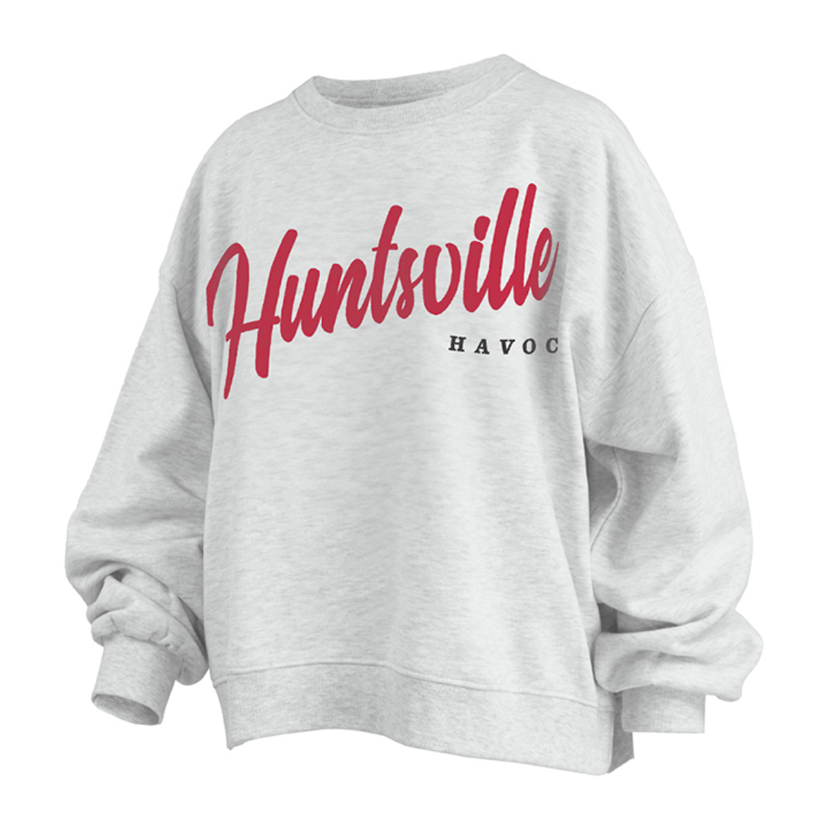 Huntsville Havoc Hometeam Melange Oversized Women's Crewneck