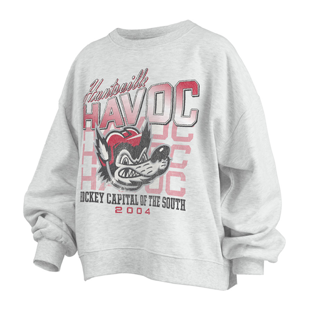 Hockey Capital Of The South Melange Fleece Crewneck