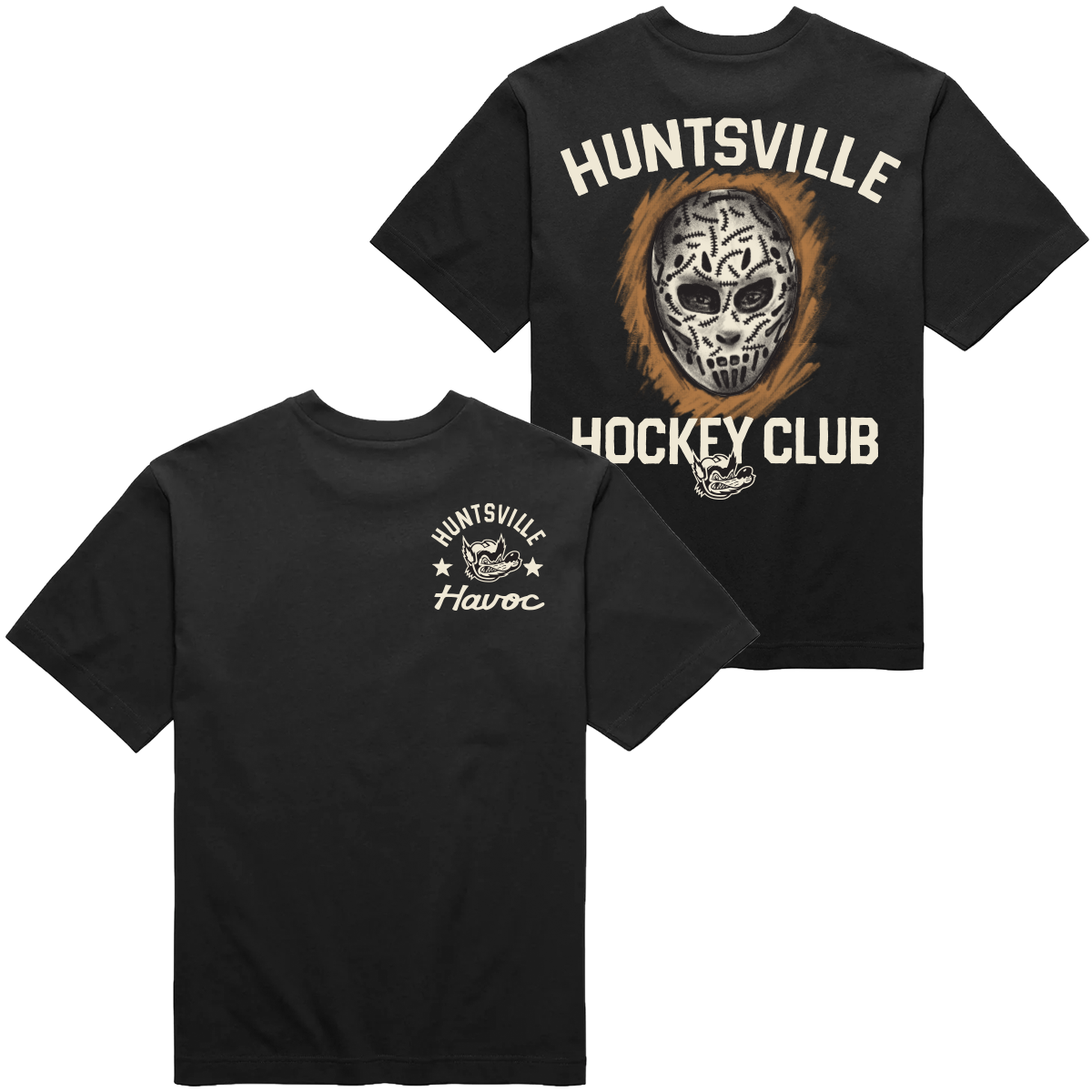 Huntsville Havoc HPD Mask Back '47 Foundation T-Shirt