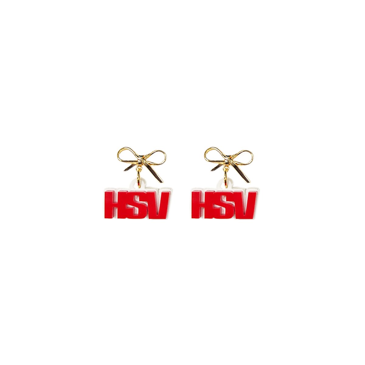 HSV Bow Dangle Earring