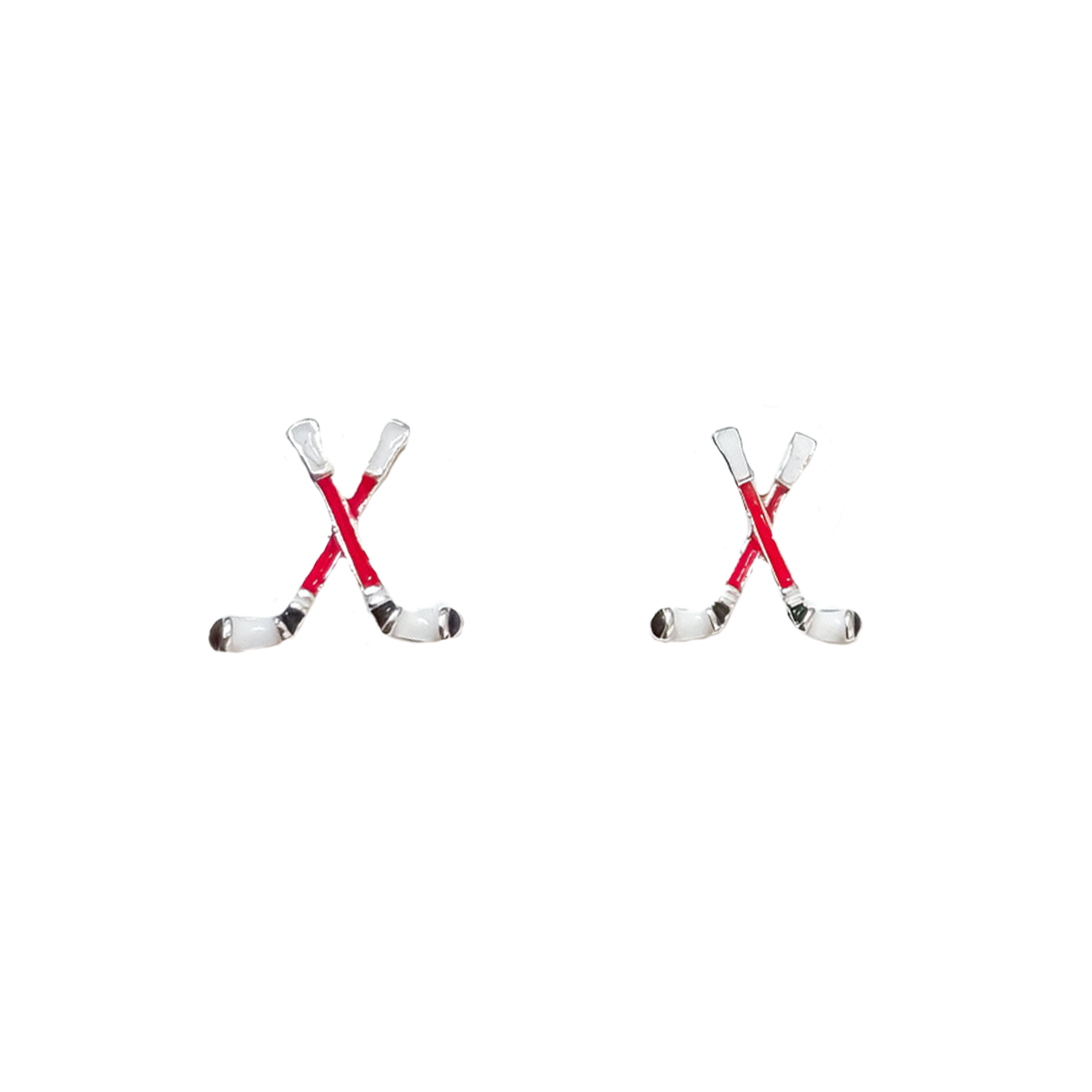Hockey Stick Stud Earring