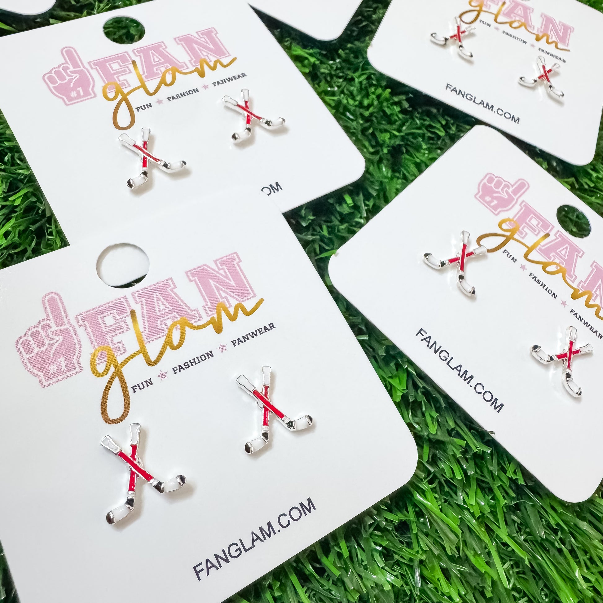 Hockey Stick Stud Earring
