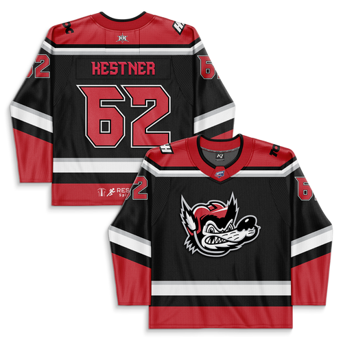 #62 Josh Kestner Havoc Crest Home Adult Authentic Jersey