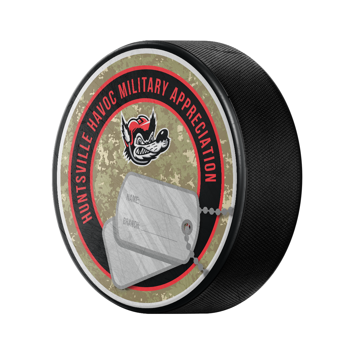Military Appreciation Puck