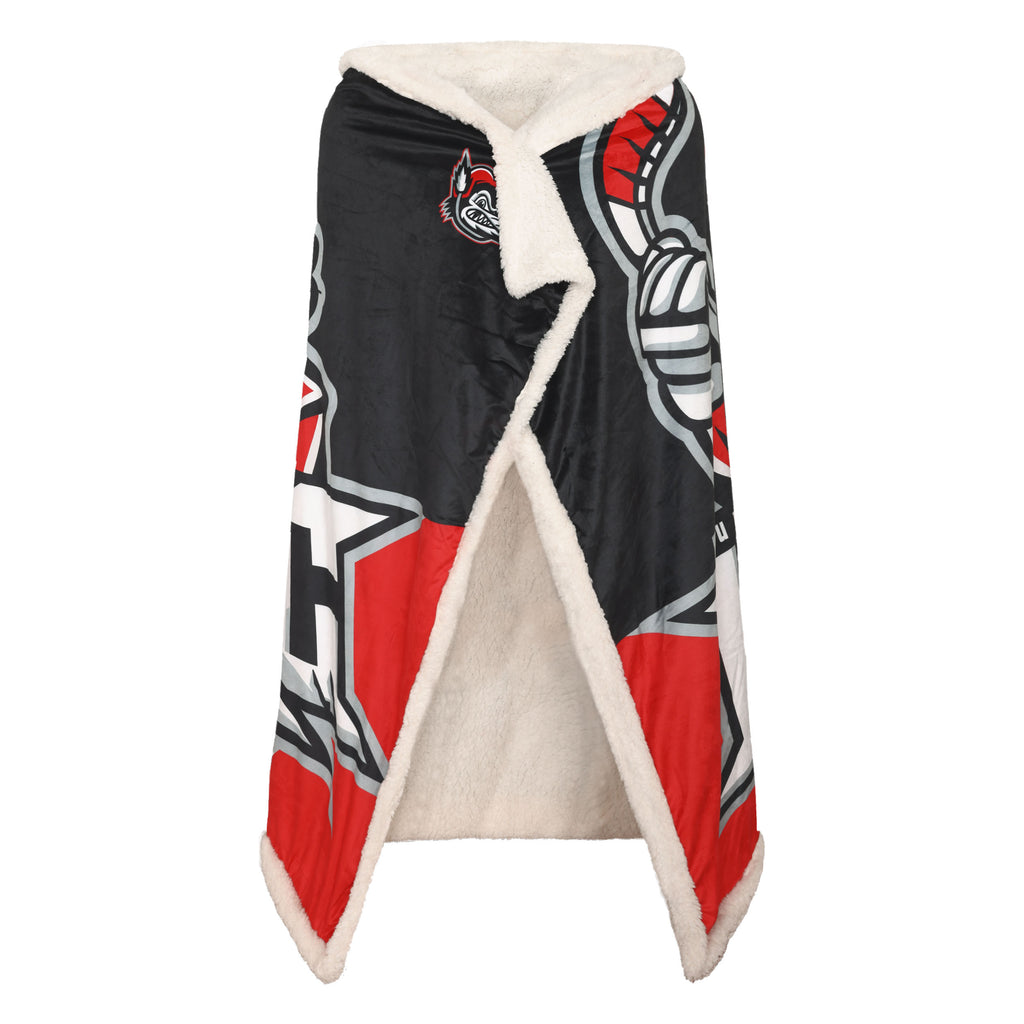 Primary Colorblock Poncho Blanket