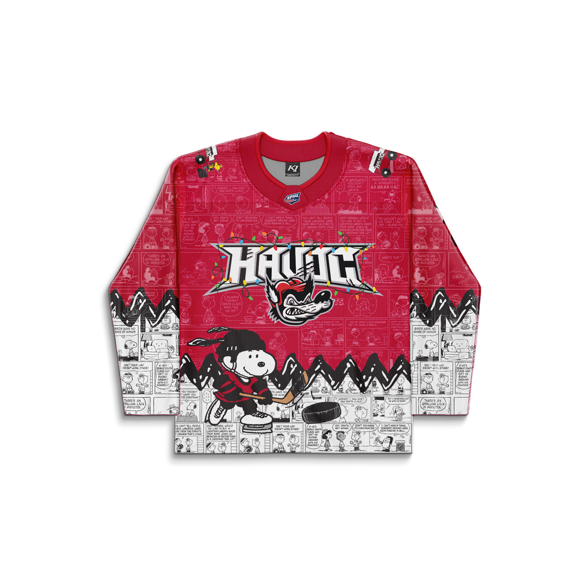 Peanuts Holiday Game Youth Replica Jersey