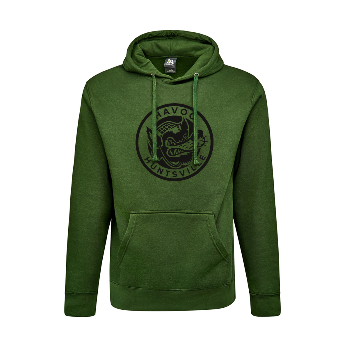 Retro Heritage Military Green Fleece Hoodie