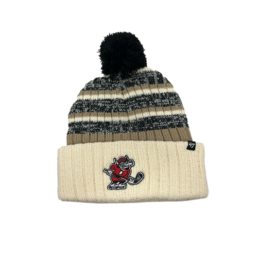 Retro Wolf & Stick Tavern '47 Cuff Knit Beanie