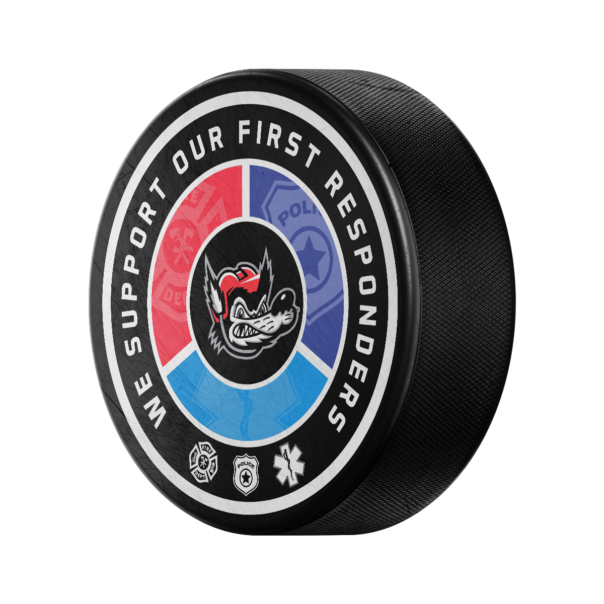 Havoc Supports First Responders Puck