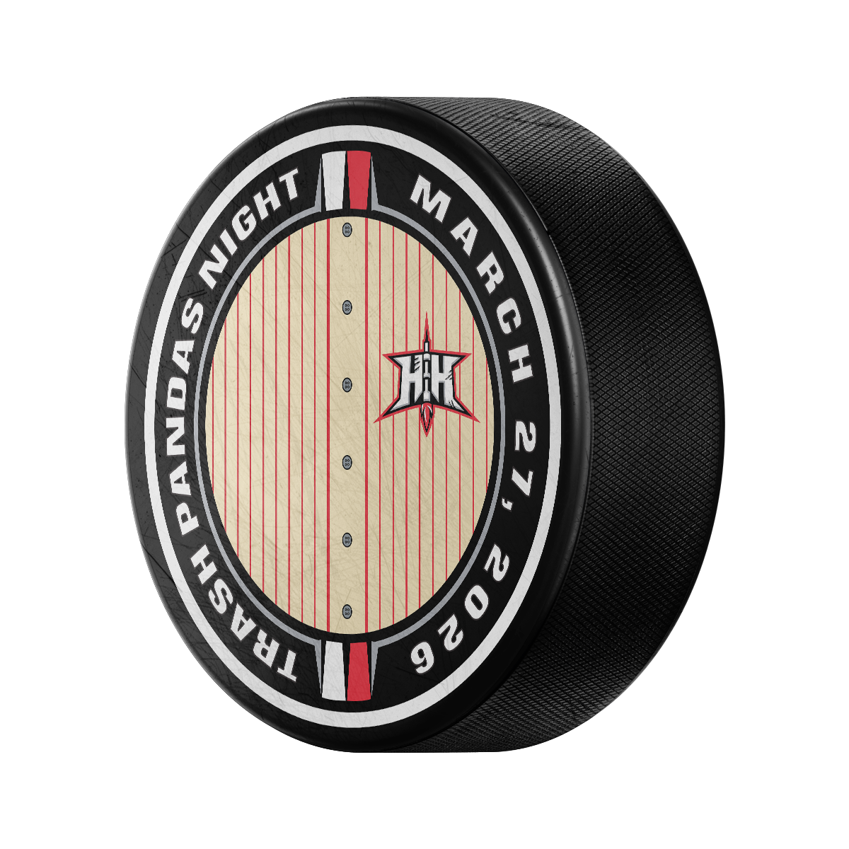 Trash Pandas Night Official Game Puck
