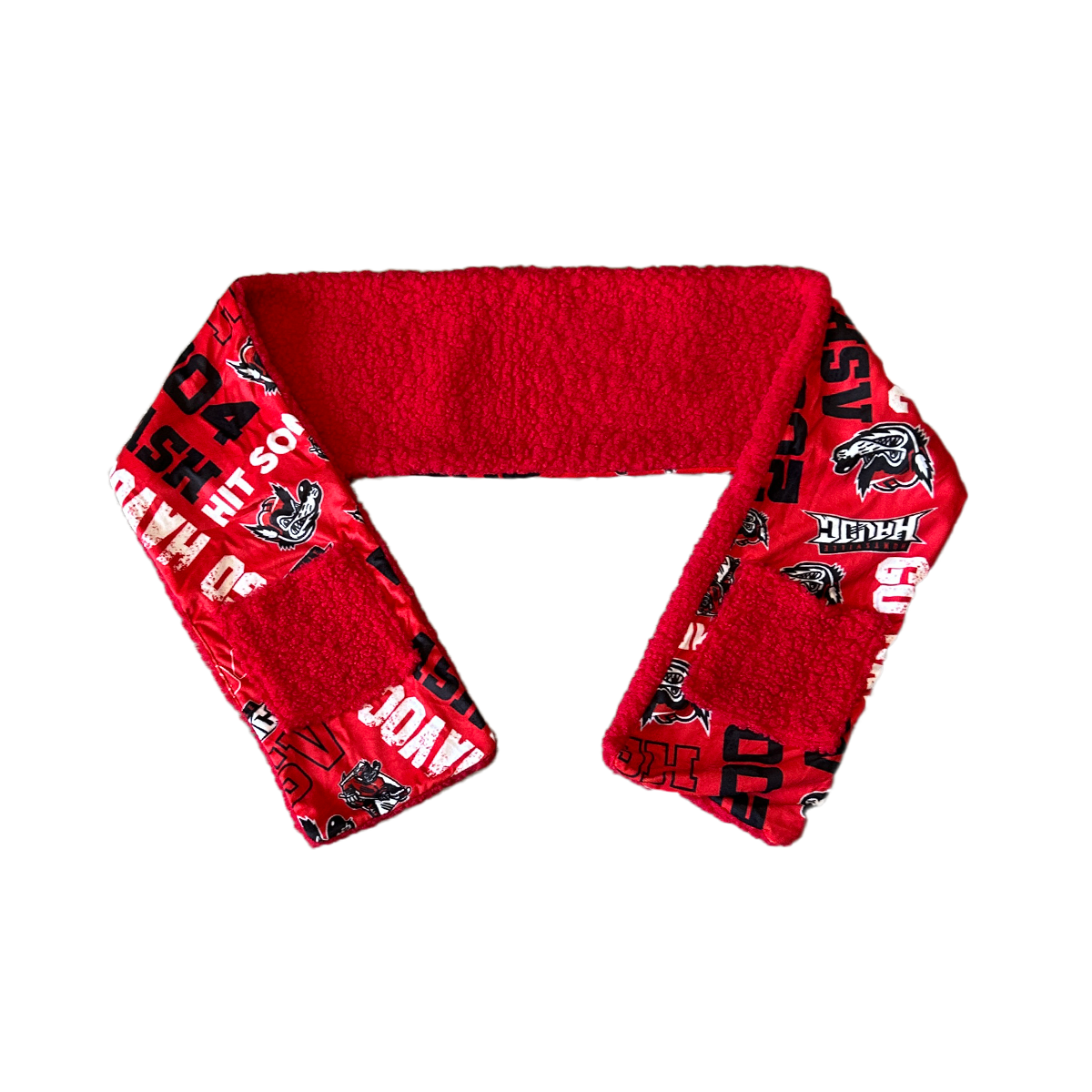 Wordmark Blast Sherpa Scarf
