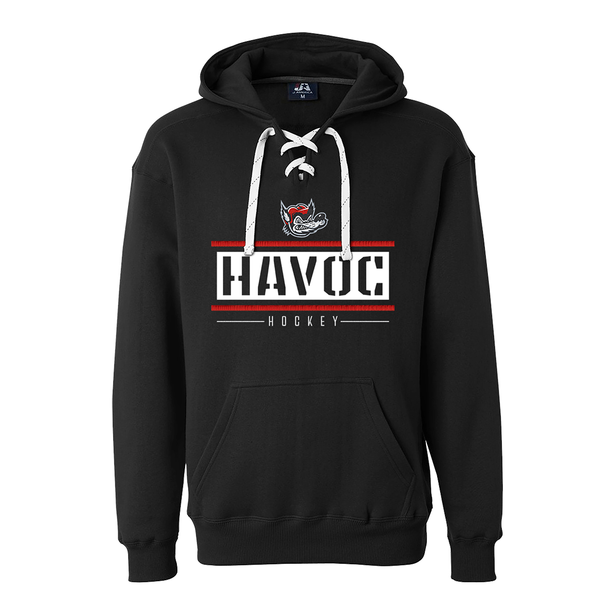 Havoc Hockey Stencil Premium Sport Lace Hoodie