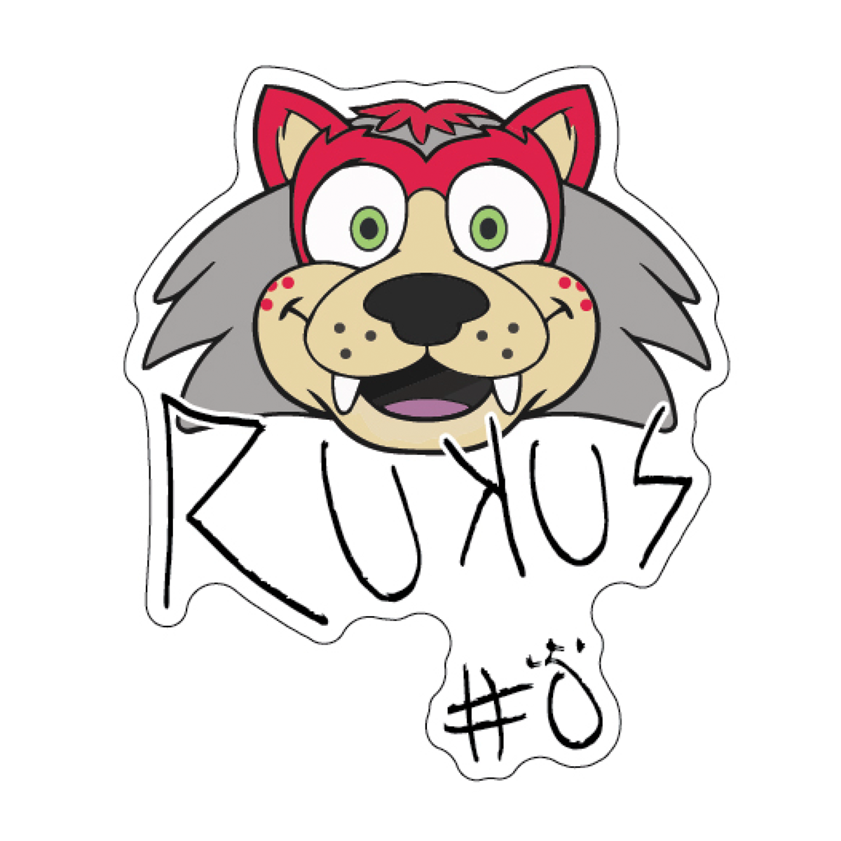 Signed Rukus Rugged Sticker