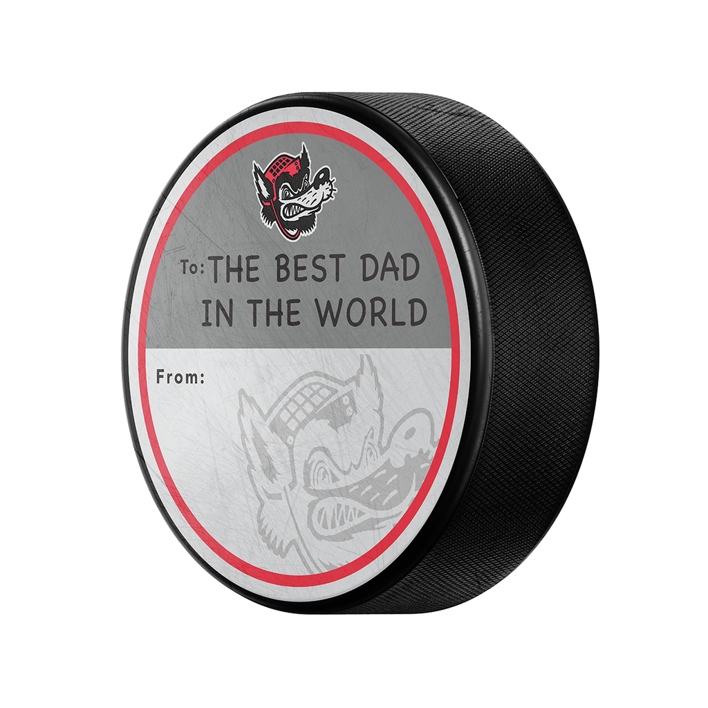 Greatest Dad In The World Puck