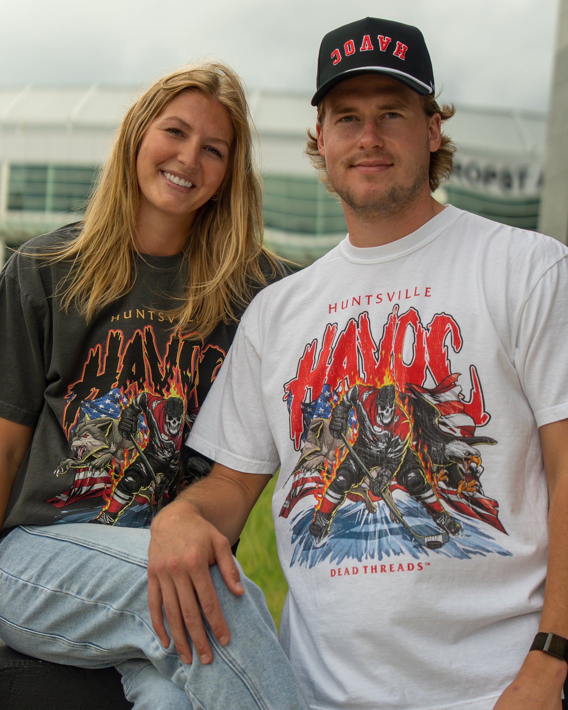 Dead Threads x Huntsville Havoc Freedom White T-Shirt