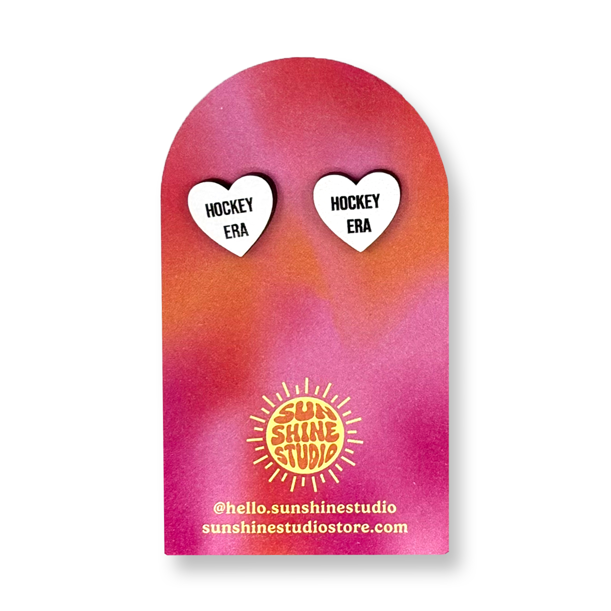 Hockey Era Stud Earrings