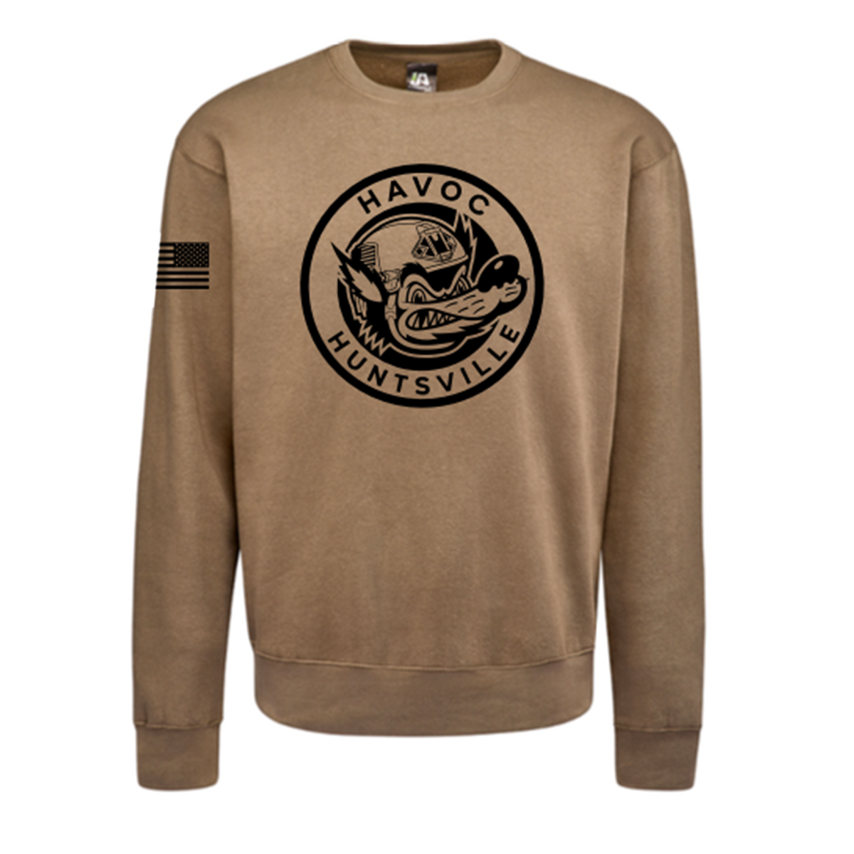 Military Salute Fleece Crewneck