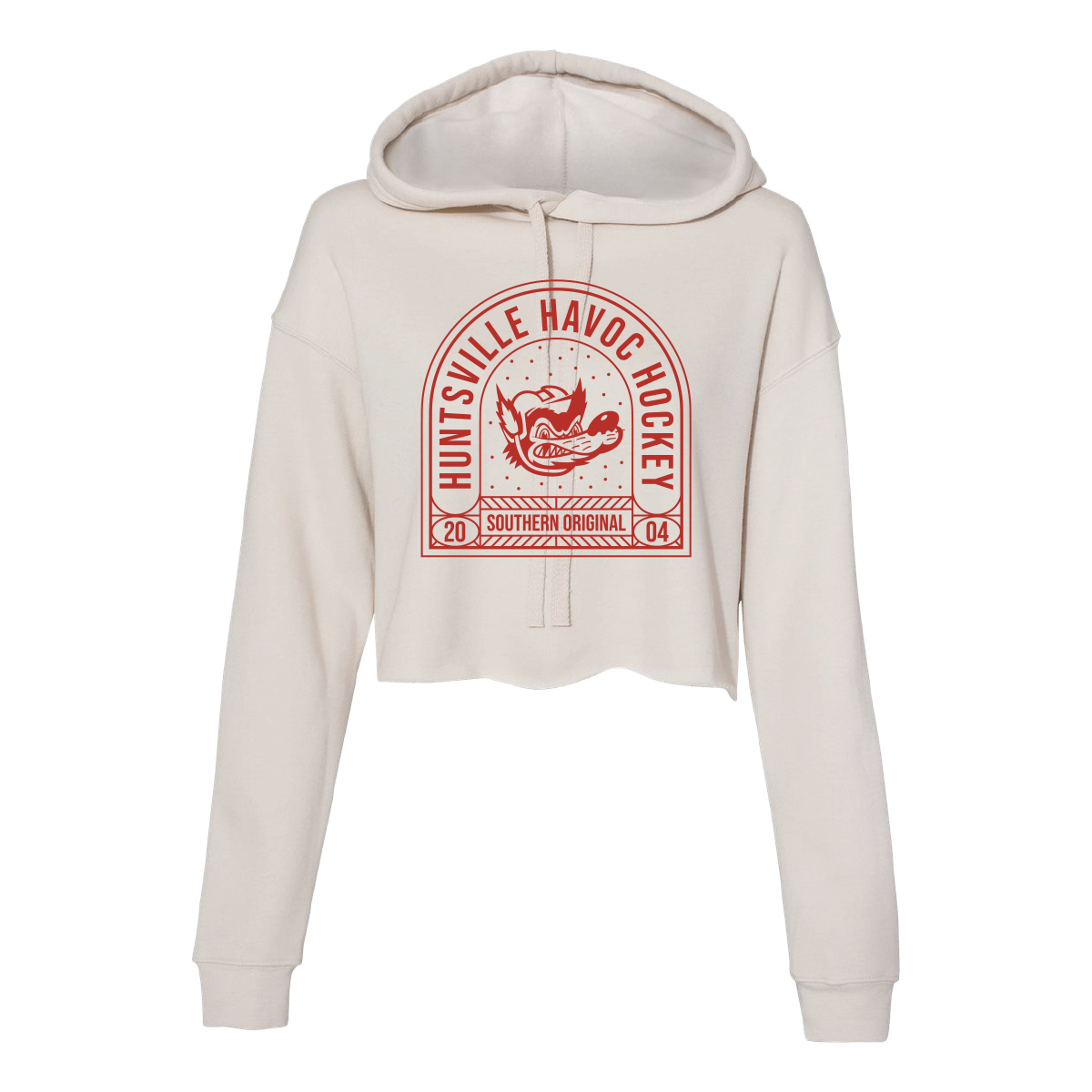 Stained Glass Women's Crop Hoodie