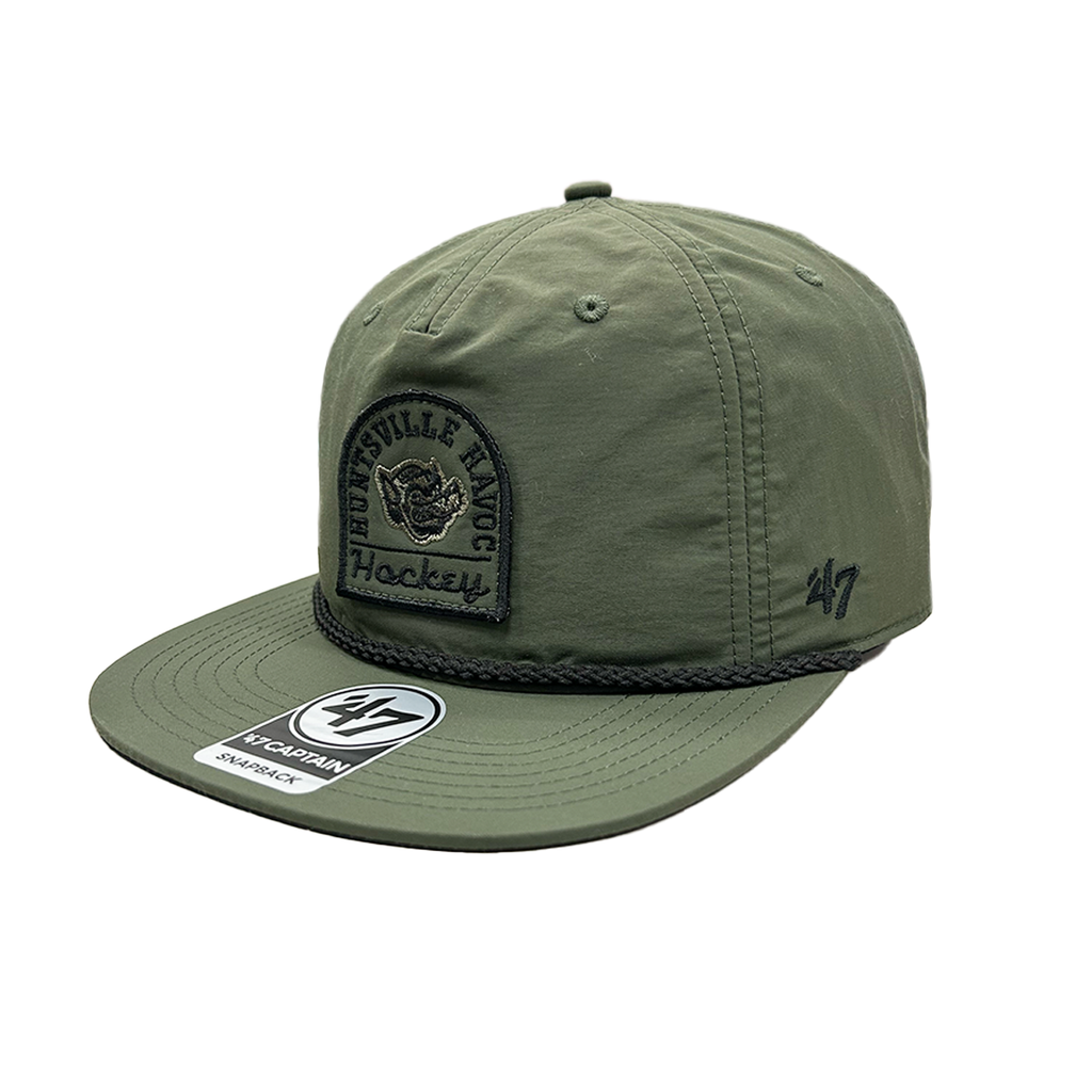 Retro Moss Pier '47 Captain Snapback Cap