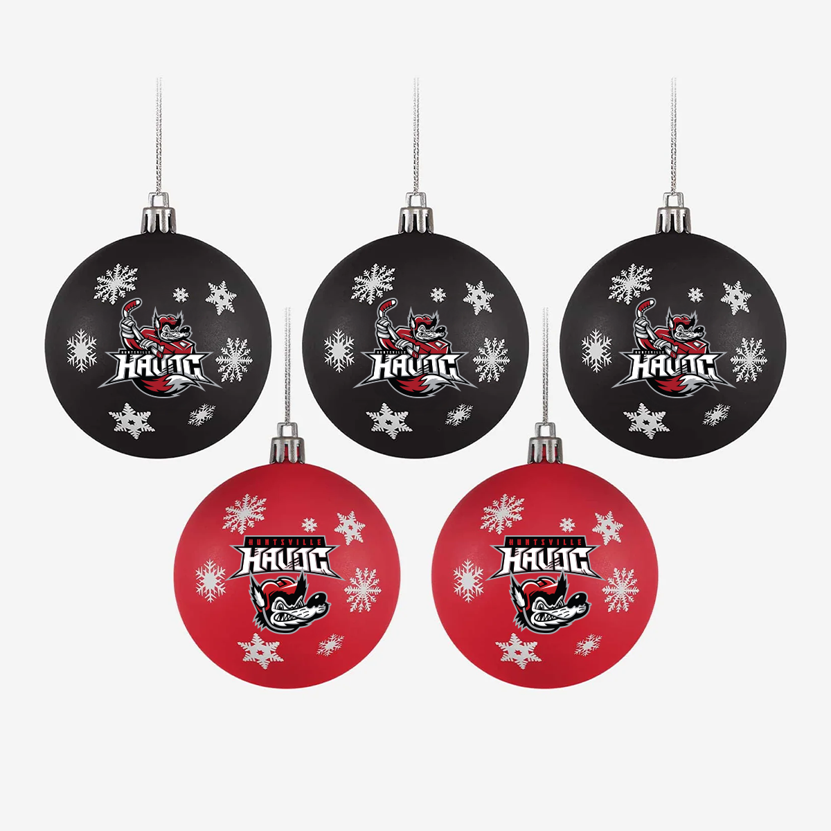 5 Pack Havoc Shatterproof Ball Ornament Set