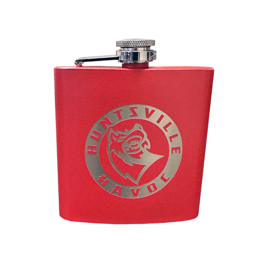 Red Classic Hip Flask